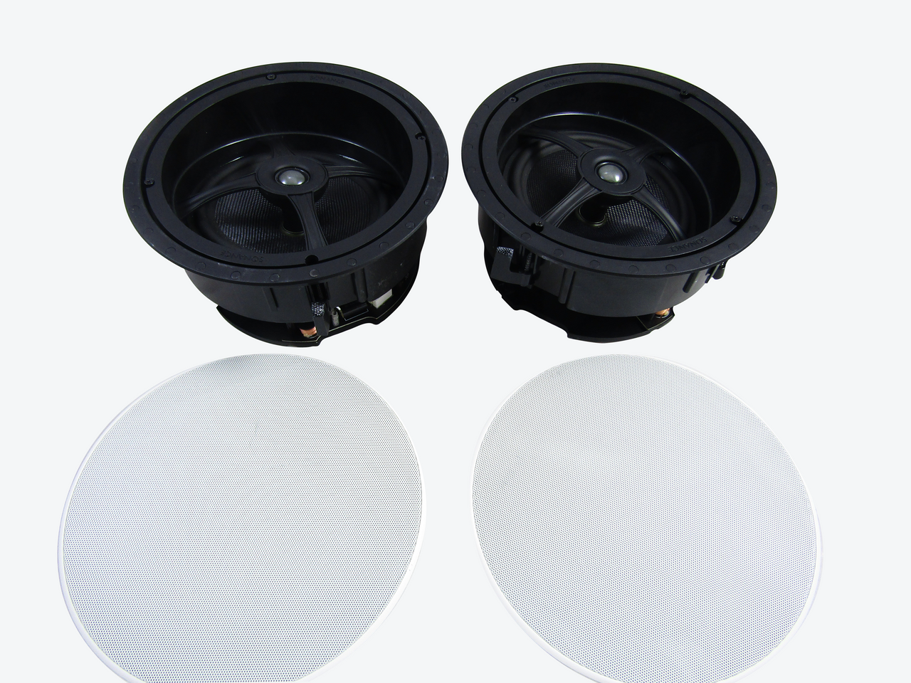 Sonance - MAG8R Magnolia 8" Passive 2-Way In-Ceiling Speakers (Pair) - White VG