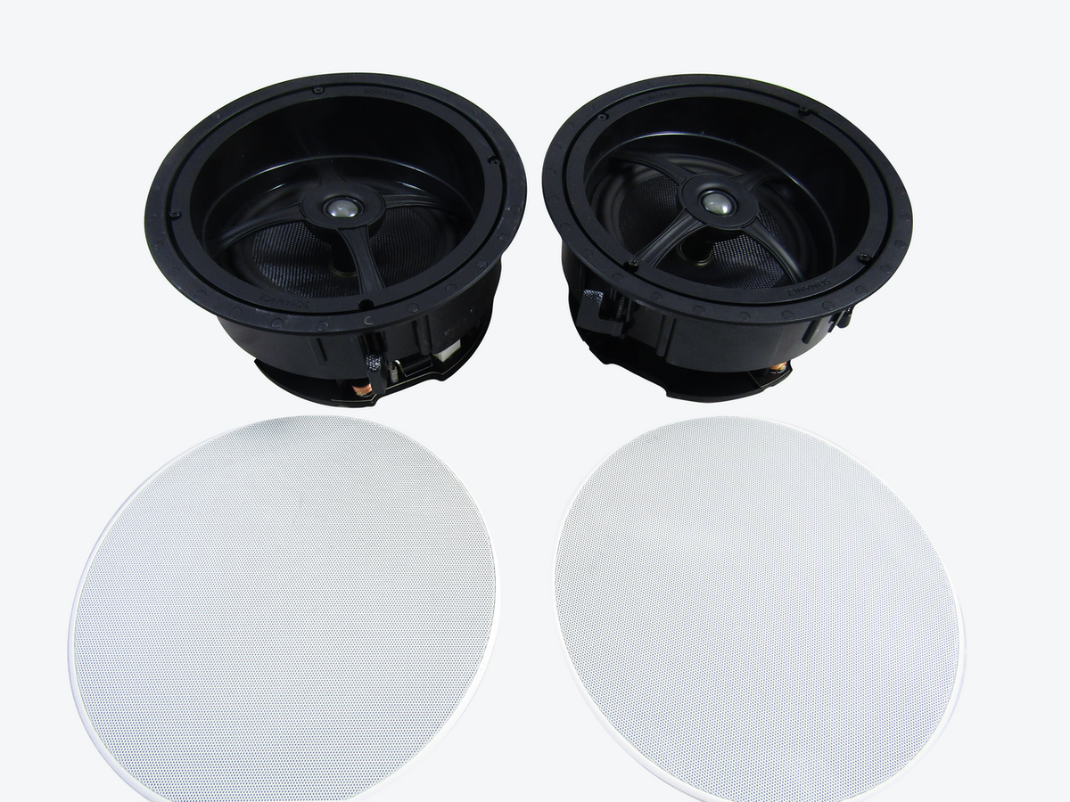Sonance - MAG8R Magnolia 8" Passive 2-Way In-Ceiling Speakers (Pair) - White VG