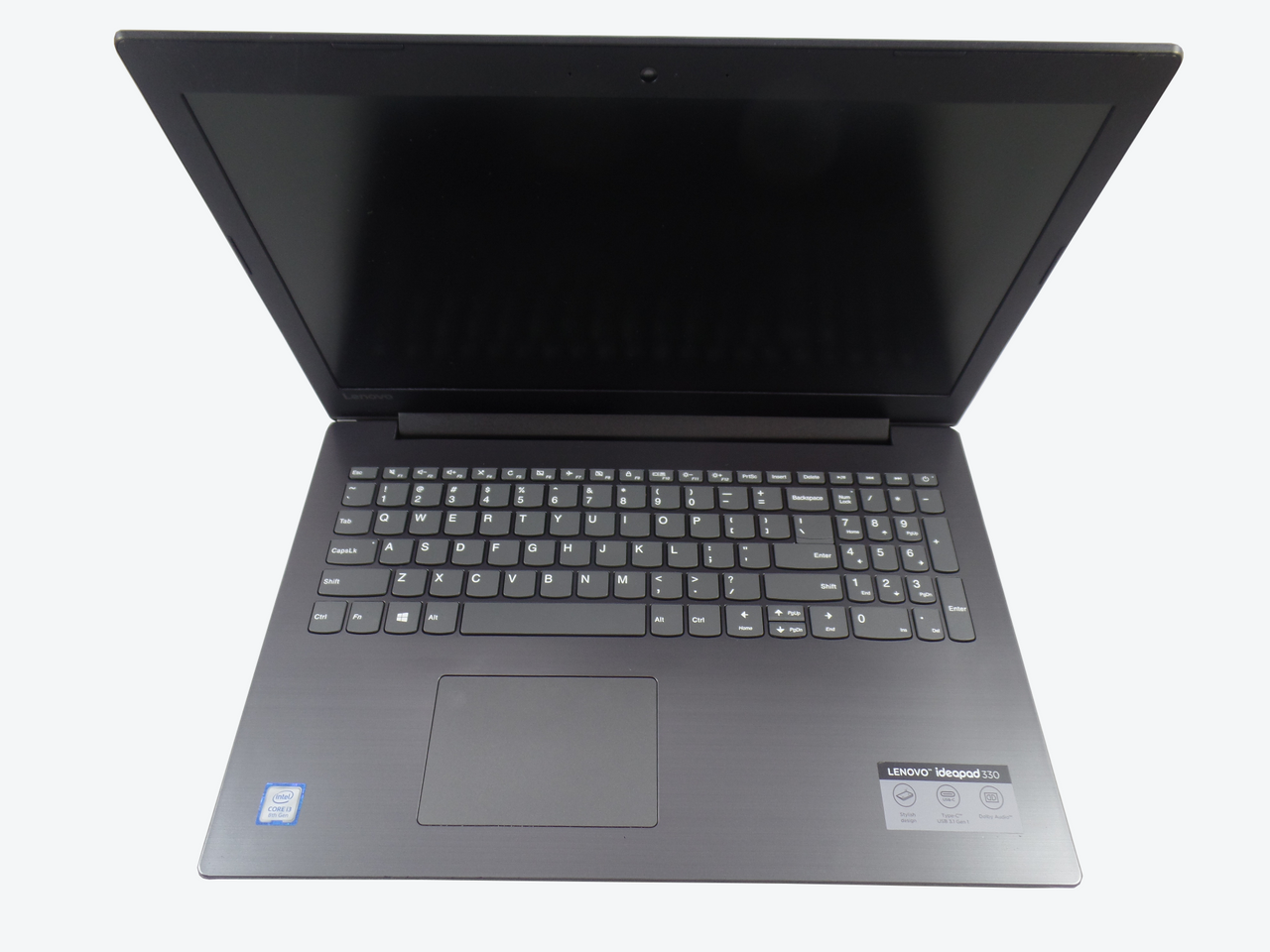 Lenovo ideapad 330-15IKB 15.6" HD Laptop Intel Core i3-8130U 4GB RAM 1TB HDD Windows 10 Onyx Black G