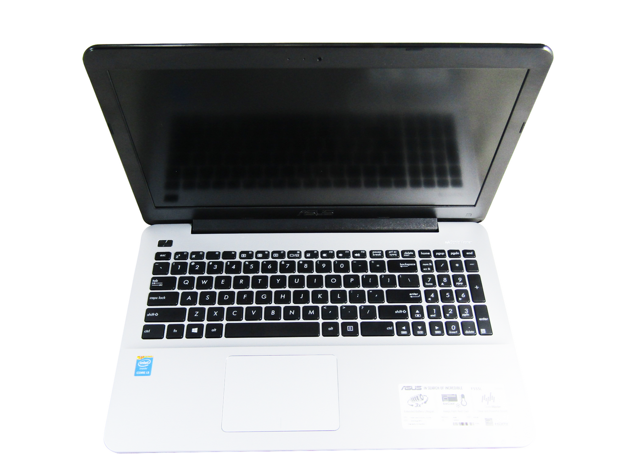 Asus F555LA-AB31 15.6" Laptop Intel Core i3-5010U 2.1 GHz 4GB RAM 500GB Hard Drive Windows 10 VG
