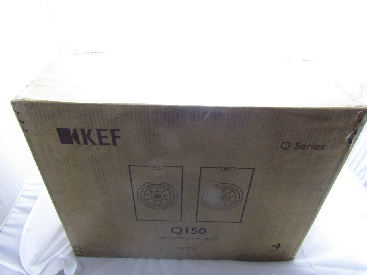 KEF Q150B Q150 Bookshelf Speakers Pair, Black LN