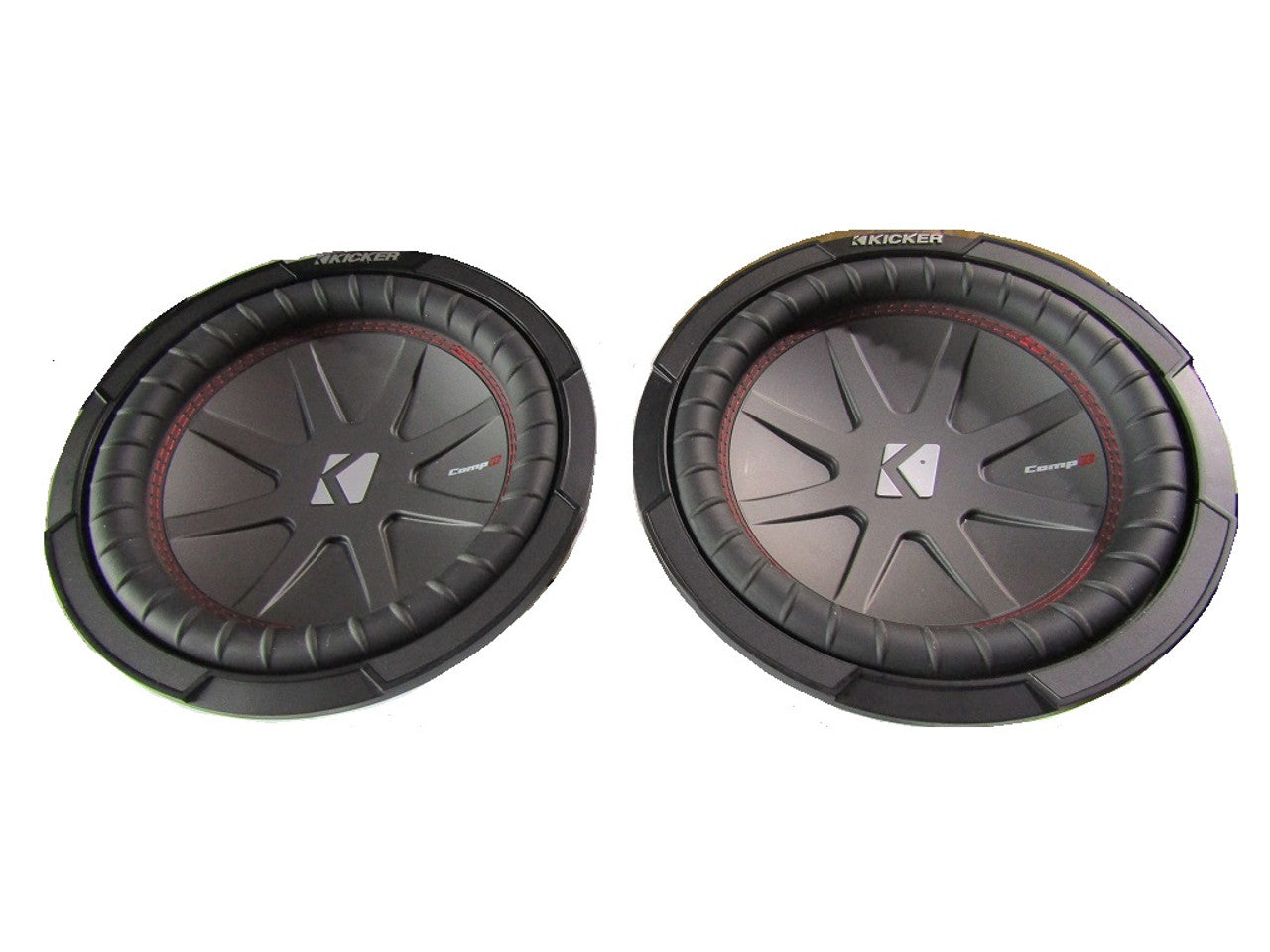 Kicker CompR 10-Inch Subwoofer is a 2O dual voice coil design Black Pair VG