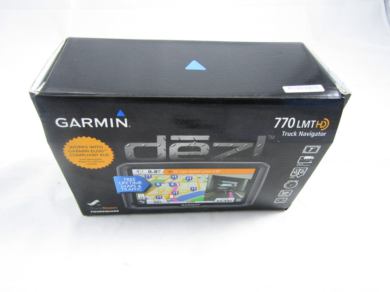 Garmin dezl 770LMTHD, Truck GPS Navigator with 7-inch Glass Display, Free Lifetime Map Updates and Traffic LN