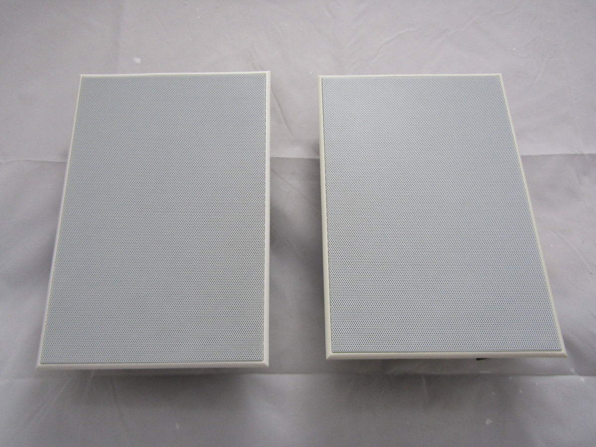 Sonance VP62 RECTANGLE Visual Performance 6-1/2" Passive 2-Way In-Wall Speakers (Pair) Paintable White VG