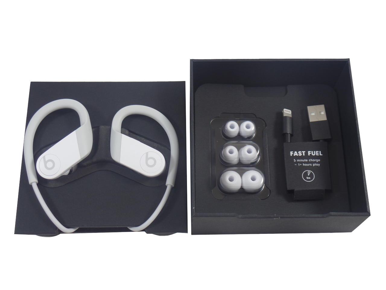 Beats by Dr. Dre - Powerbeats High-Performance Wireless Earphones - White MWNW2LL/A - Like New image 4