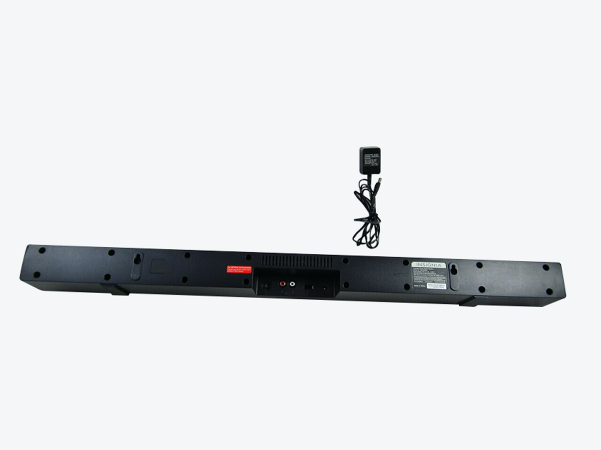 Insignia NS-HSB318 2.0-Channel Soundbar with Digital Amplifier Black AC