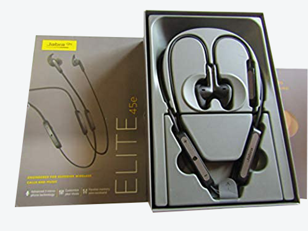 Jabra Elite 45e Alexa Enabled Wireless Bluetooth In-Ear Headphones LN