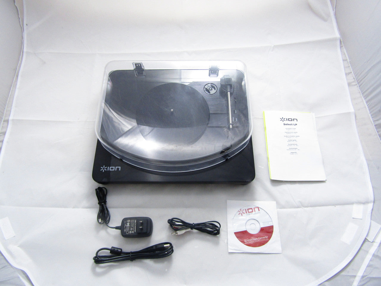 ION Audio Select LP | 3-Speed Digital Conversion Turntable for Mac & PC LN