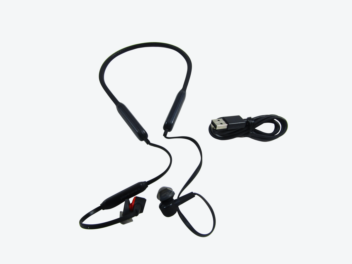 Plantronics BackBeat GO 410 Wireless Headphones, Active Noise Canceling Earbuds, Graphite VG