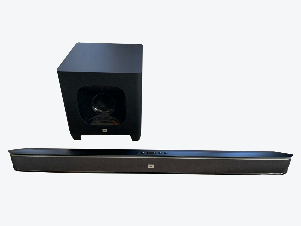 JBL Cinema SB400 Soundbar Subwoofer Speaker System - Black VG