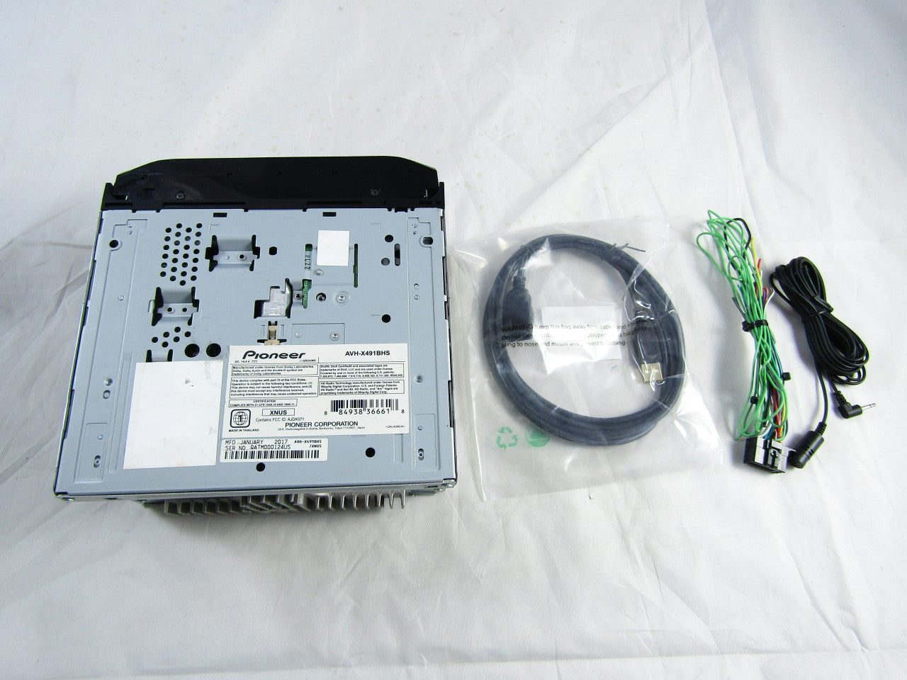 Pioneer AVH-X491BHS · DVD receiver VG
