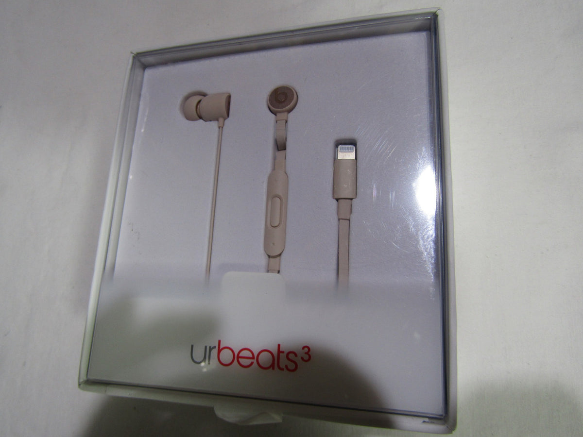 Beats urBeats3 Earphones Lightning Connector - Matte Gold MR2H2LLA/A LN