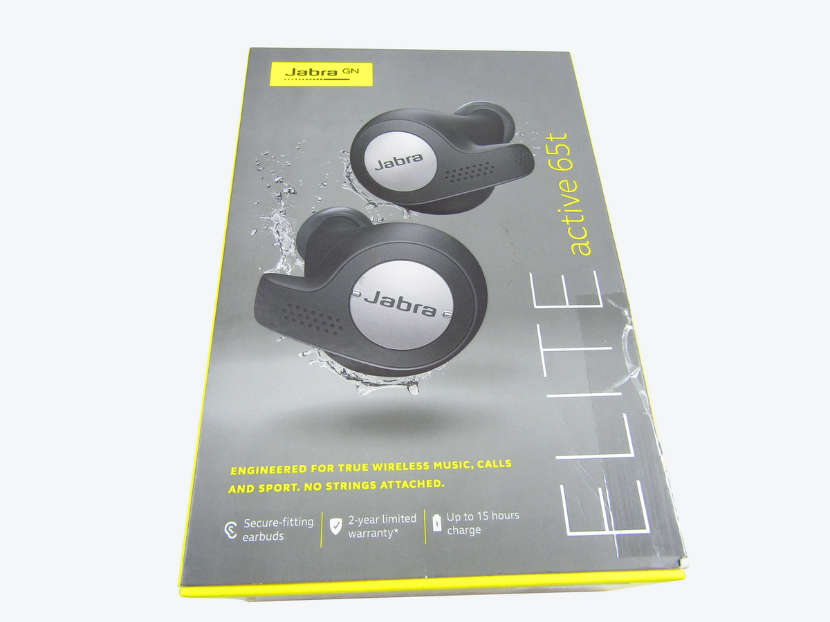 Jabra Elite Active 65t Bluetooth Wireless Earbuds 100-99010002-14 Titanium Black LN