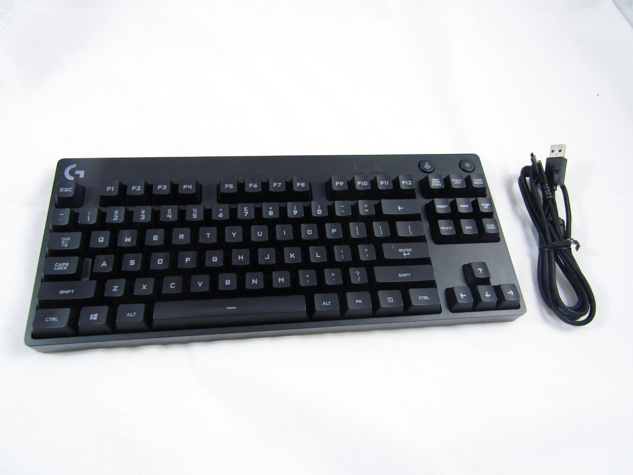 Logitech G Pro Mechanical Gaming Keyboard, 16.8 Million Colors RGB Backlit Keys, Ultra Portable Design, Detachable Micro USB Cable Black VG