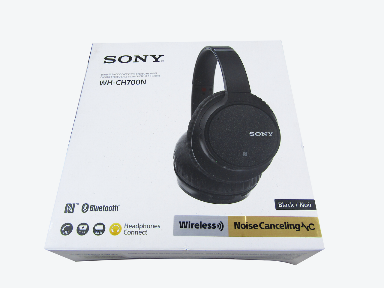 Sony WHCH700N or Sony WHCH710N Wireless Bluetooth Noise Canceling Over The Ear Headphones - Storage Protective Travel Carrying Bag Black VG