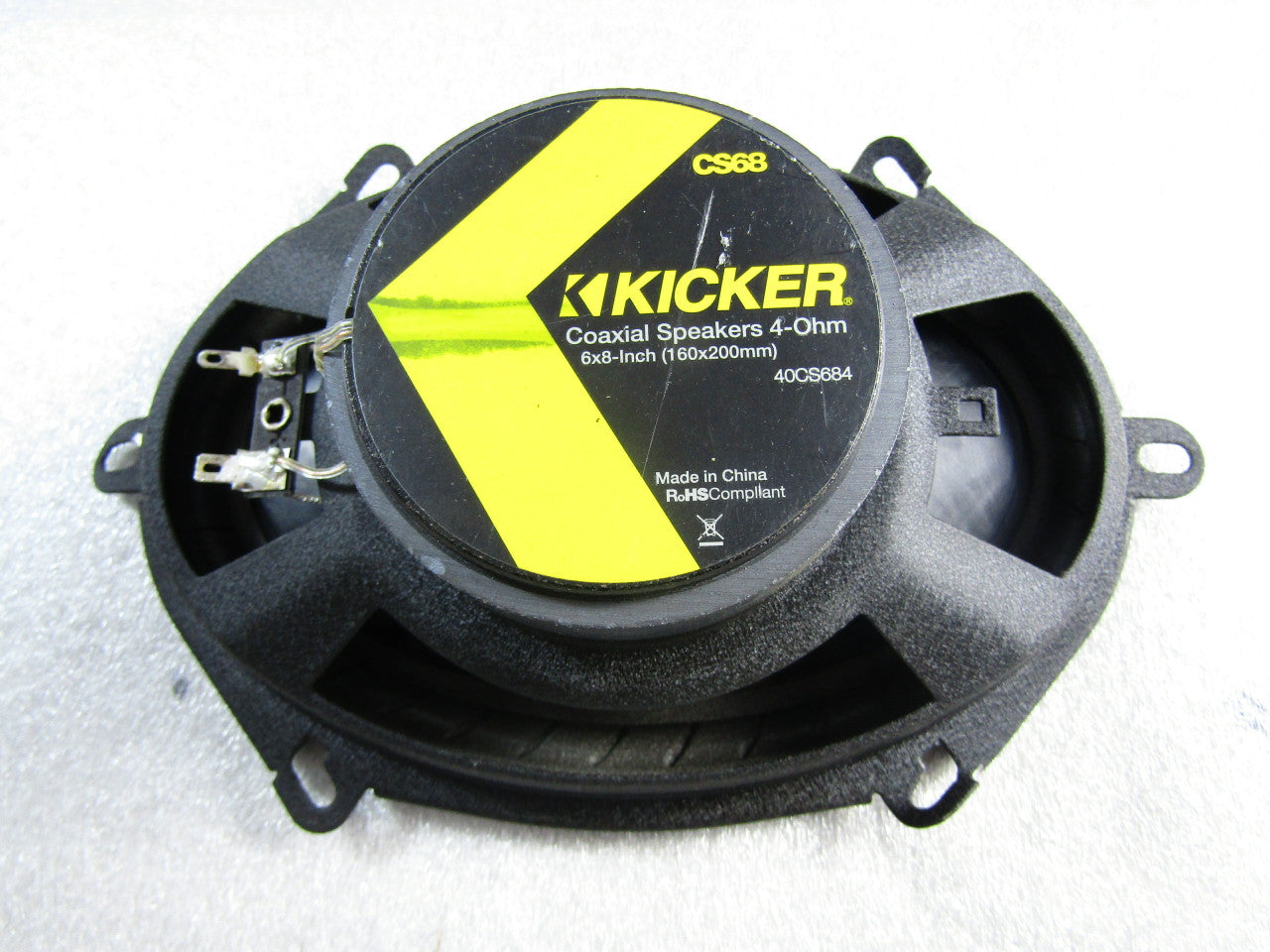 Kicker CS68 - Incredible substitution for your vehicle's factory speakers Each Black AC