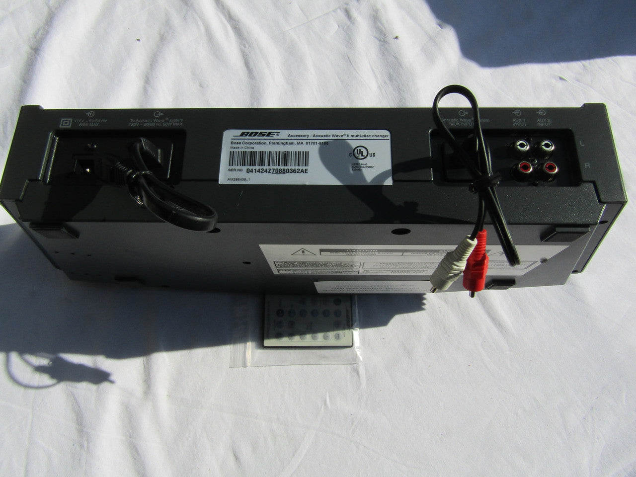 Bose Acoustic Wave System II 5-CD Multi Disc Changer, Graphite Grey Black VG