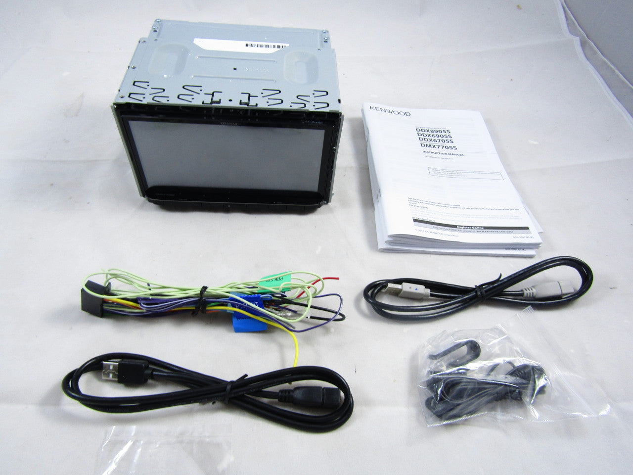 Kenwood DMX7705S 7" Built-in Bluetooth In-Dash Digital Media Receiver LN