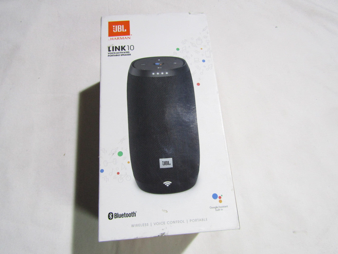 JBL - LINK 10 Smart Portable Bluetooth Speaker with Google Assistant - Black LN