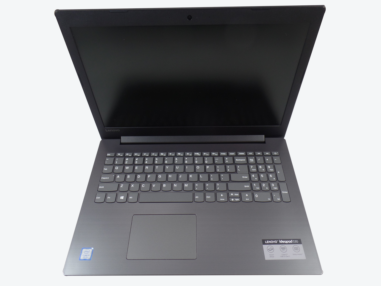 Lenovo ideapad 330-15IKB 15.6" HD Laptop Intel Core i3-8130U 4GB RAM 1TB HDD Windows 10 Onyx Black VG