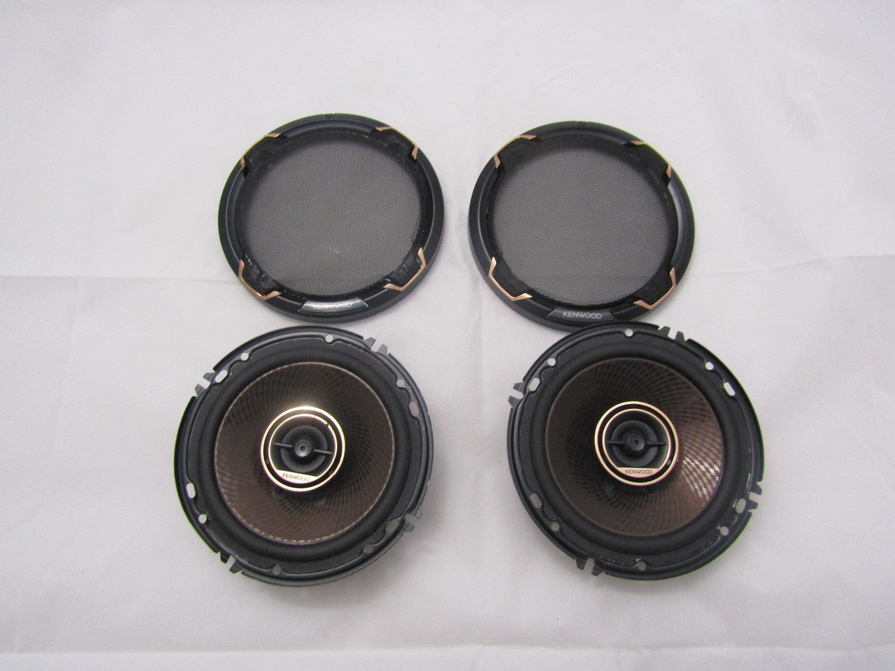 Kenwood KFC-651 6-1/2" 2-Way Car Speaker Black VG