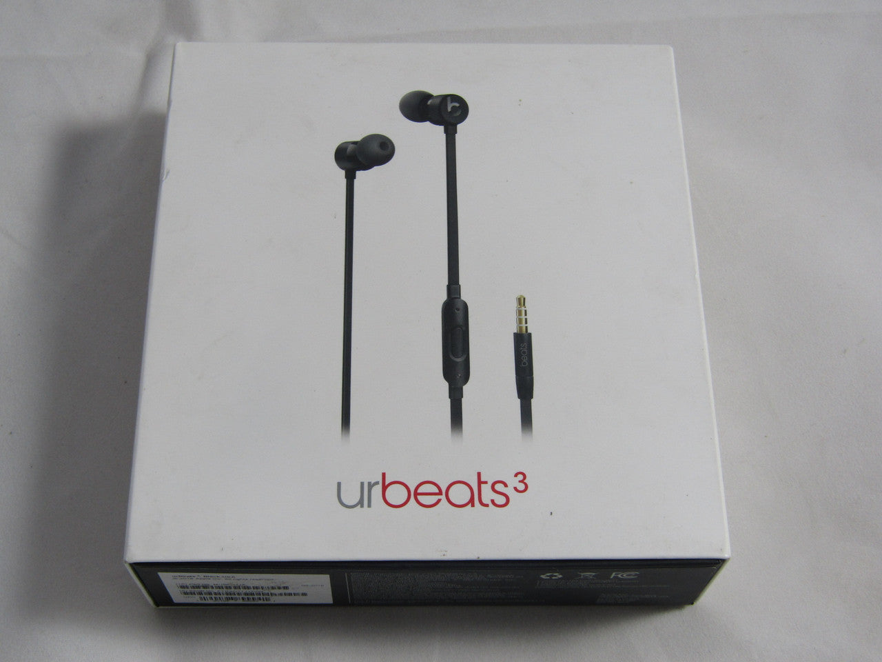 Beats by Dr. Dre - urBeats3 Earphones with 3.5mm Plug - Black MU982LL/A LN