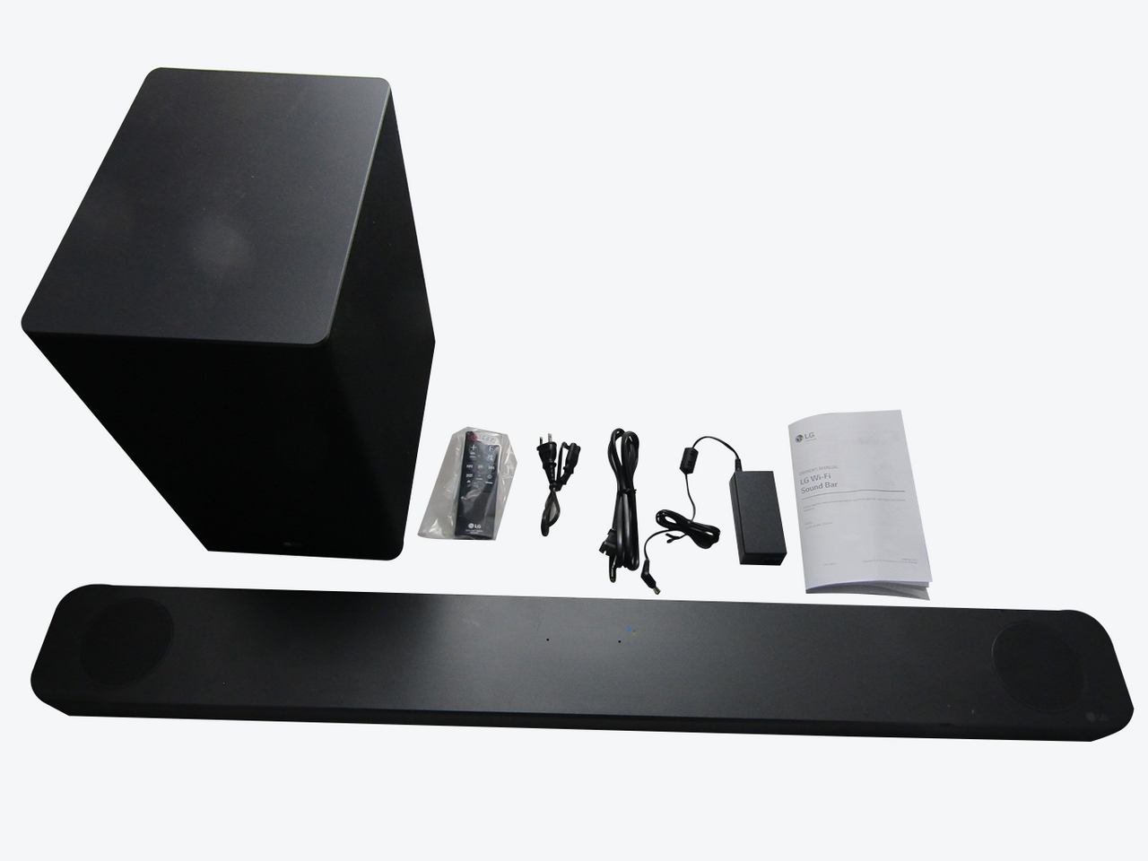 LG SL8YG AI ThinQ 3.1.2-Channel 440W Soundbar System with Wireless Subwoofer and Dolby Atmos - Black LN