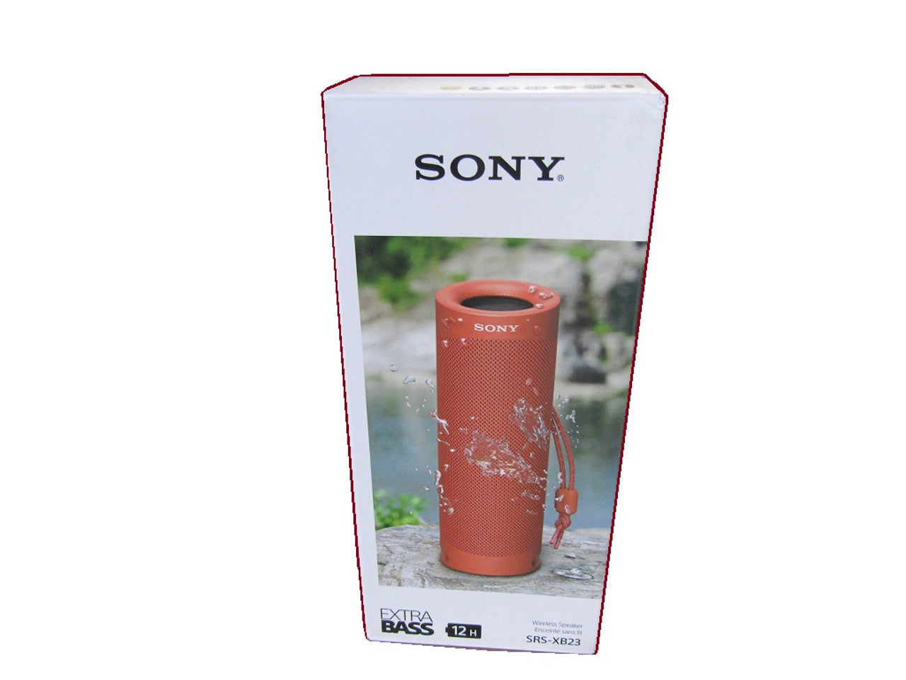 Sony SRS-XB23 speaker features EXTRA BASS for a deep Red