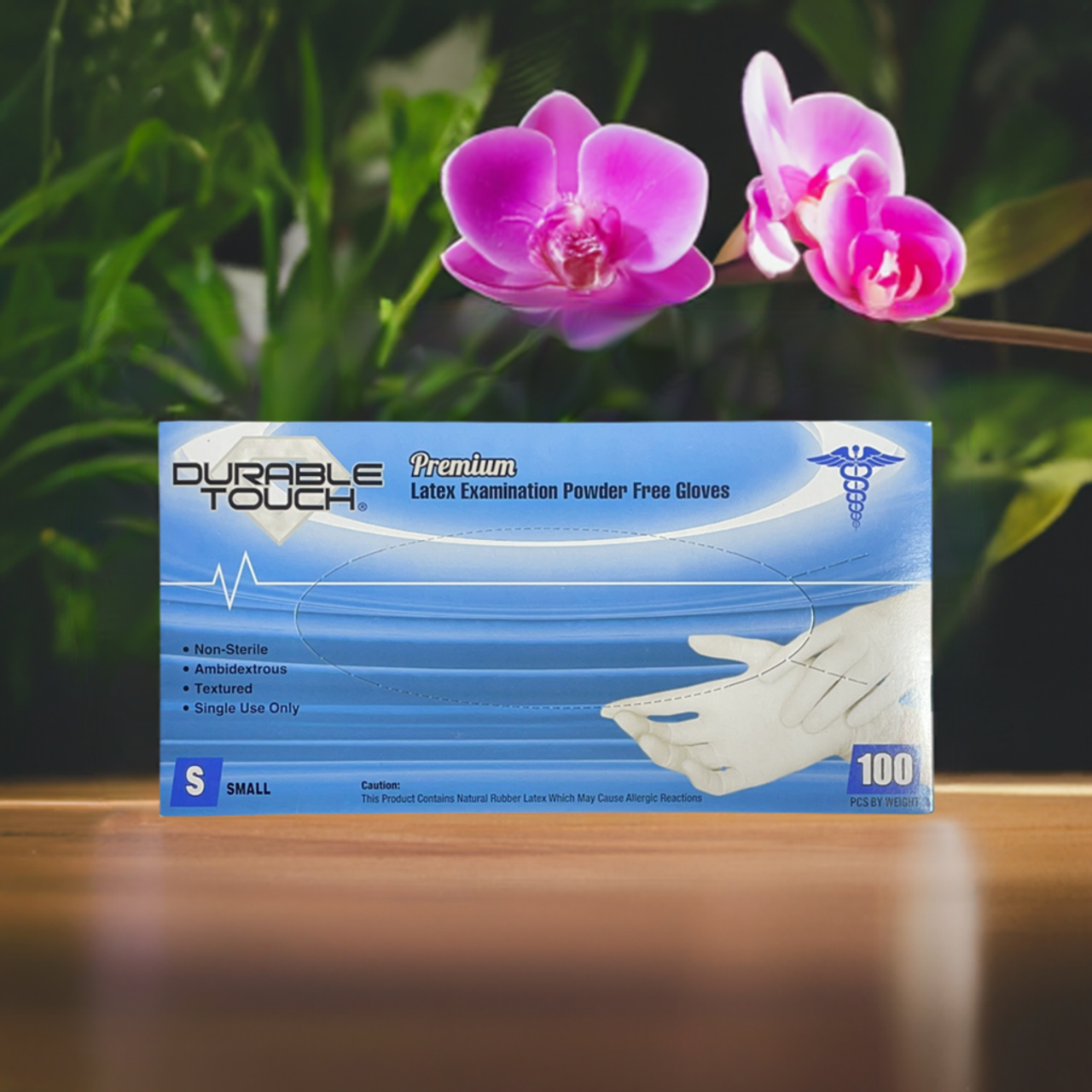 Durable Touch Premium Latex Examination Powder Free Gloves CASE Of 1000 pcs