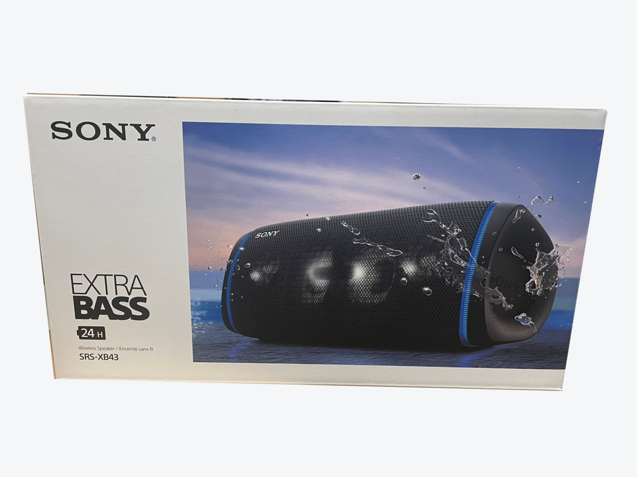Sony SRS-XB43 EXTRA BASS Wireless Bluetooth Powerful Portable Speaker Black