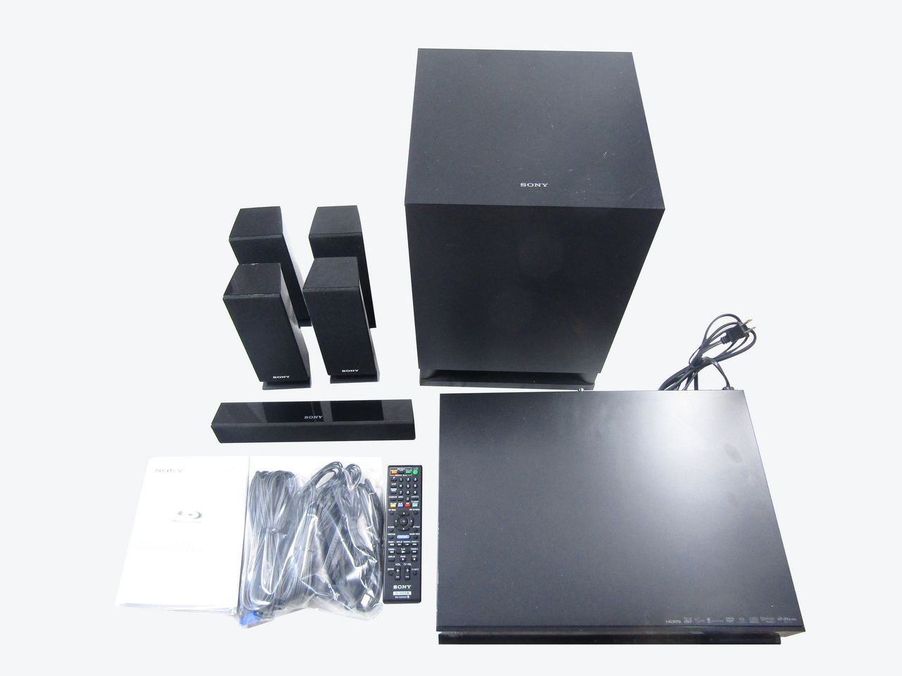 Sony BDV-E570 Blu-ray Player Home Entertainment System Black VG