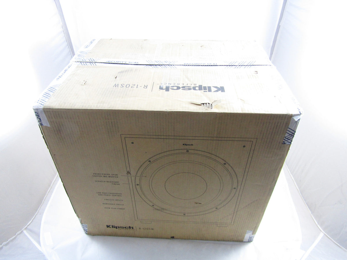 Klipsch R-120SW Subwoofer,Black LN