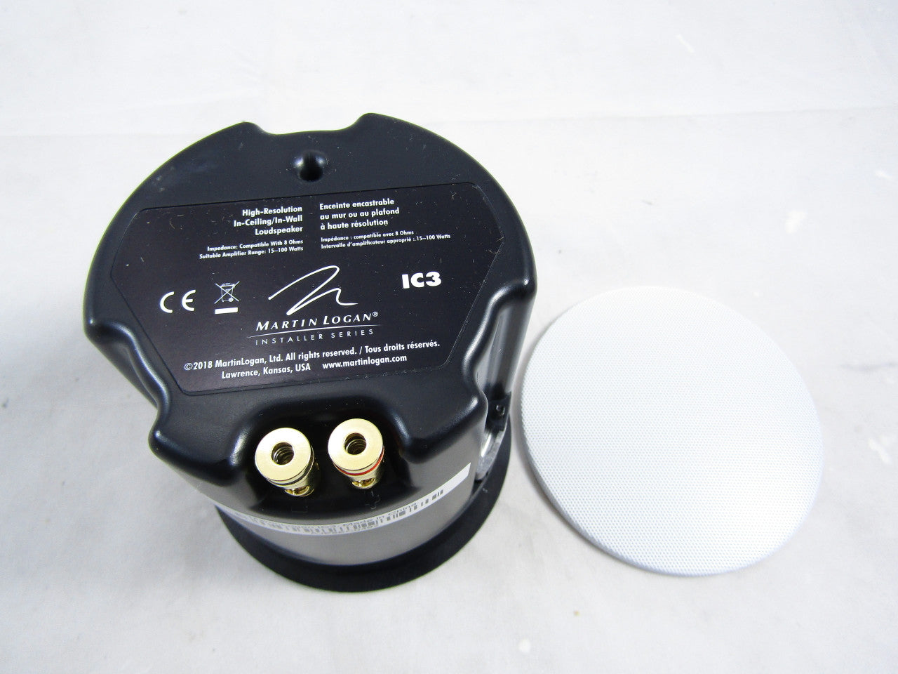 Martin Logan IC3 Small Aperture in-Ceiling Speaker (Each) VG