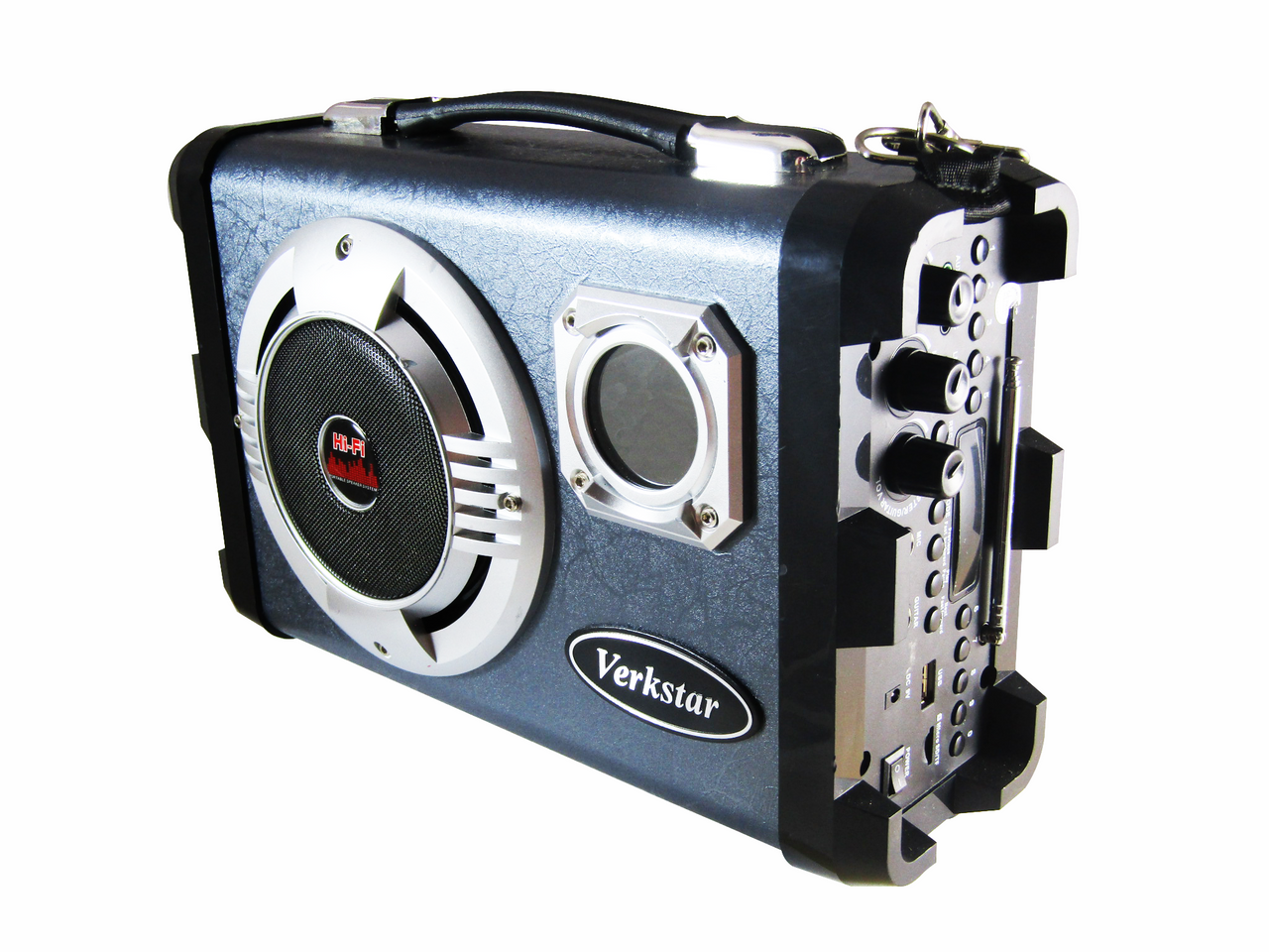 Verkstar Karaoke Machine Portable PA System Rechargeable Wireless Bluetooth Speaker for Kids Adults with Disco Ball VG