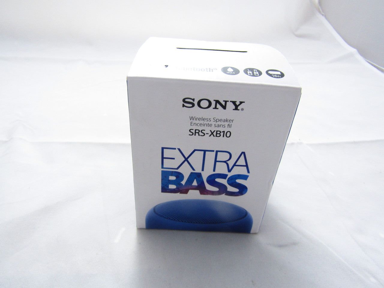 Sony SRS-XB10 Portable Wireless Bluetooth Speaker (Black) w/ 10ft Audio Cable LN