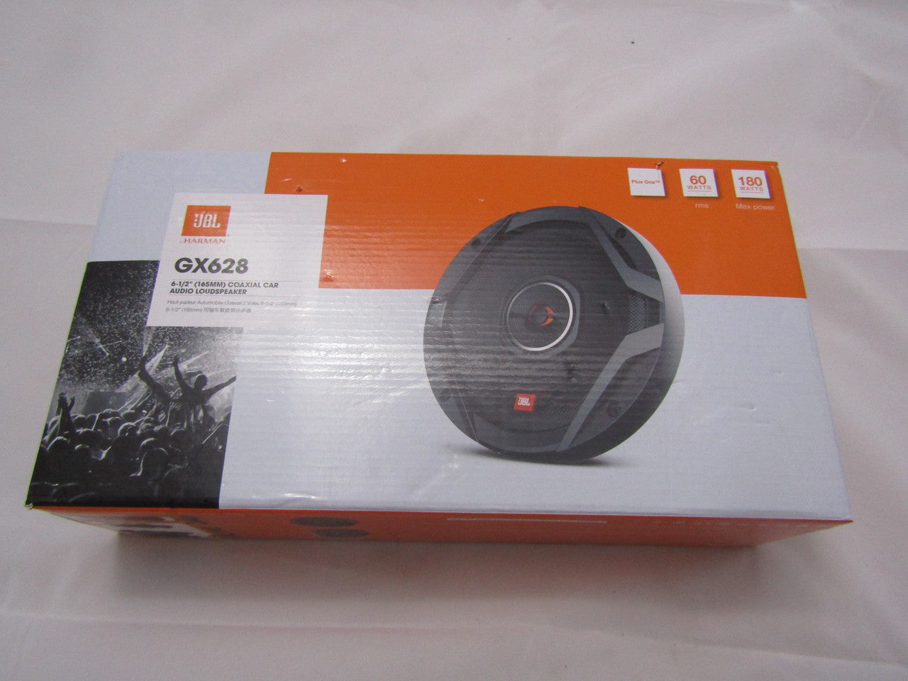 JBL GX628 GX Series 6.5" 180W Peak Power 2-Way Coaxial Car Loudspeakers (Pair) LN
