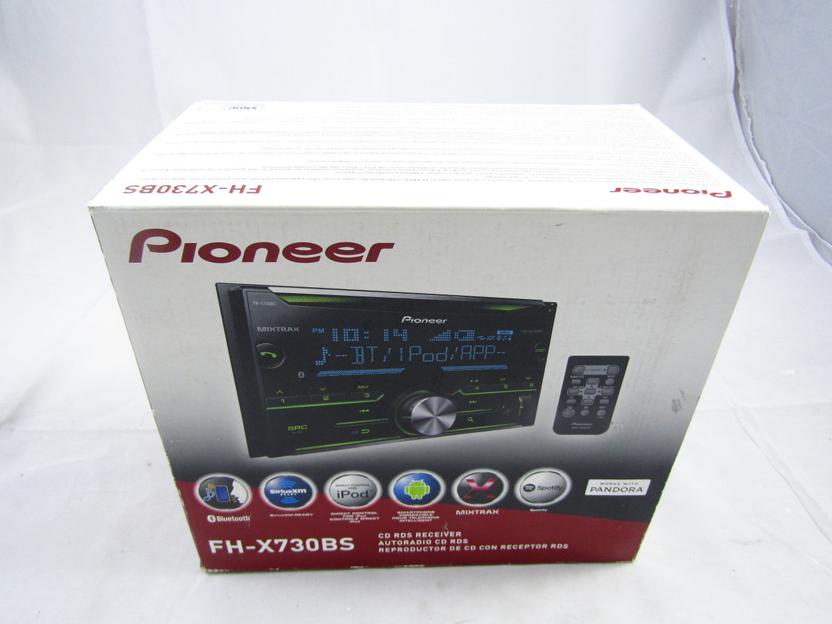 PIONEER FH-X730BS Double-DIN In-Dash CD Receiver With Bluetooth