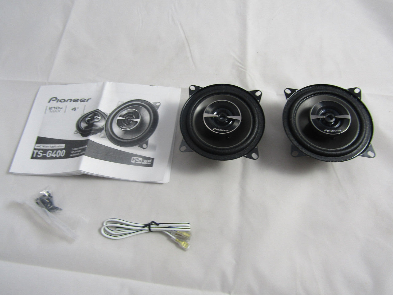 Pioneer TS-G400 G-Series 4" 2-Way Car Speakers with IMPP Composite Cones (Pair) - Dark Gray LN