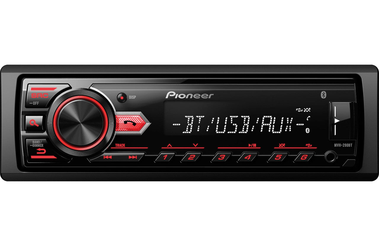 Pioneer MVH-290BT Vehicle Digital Music Player Receivers, Black