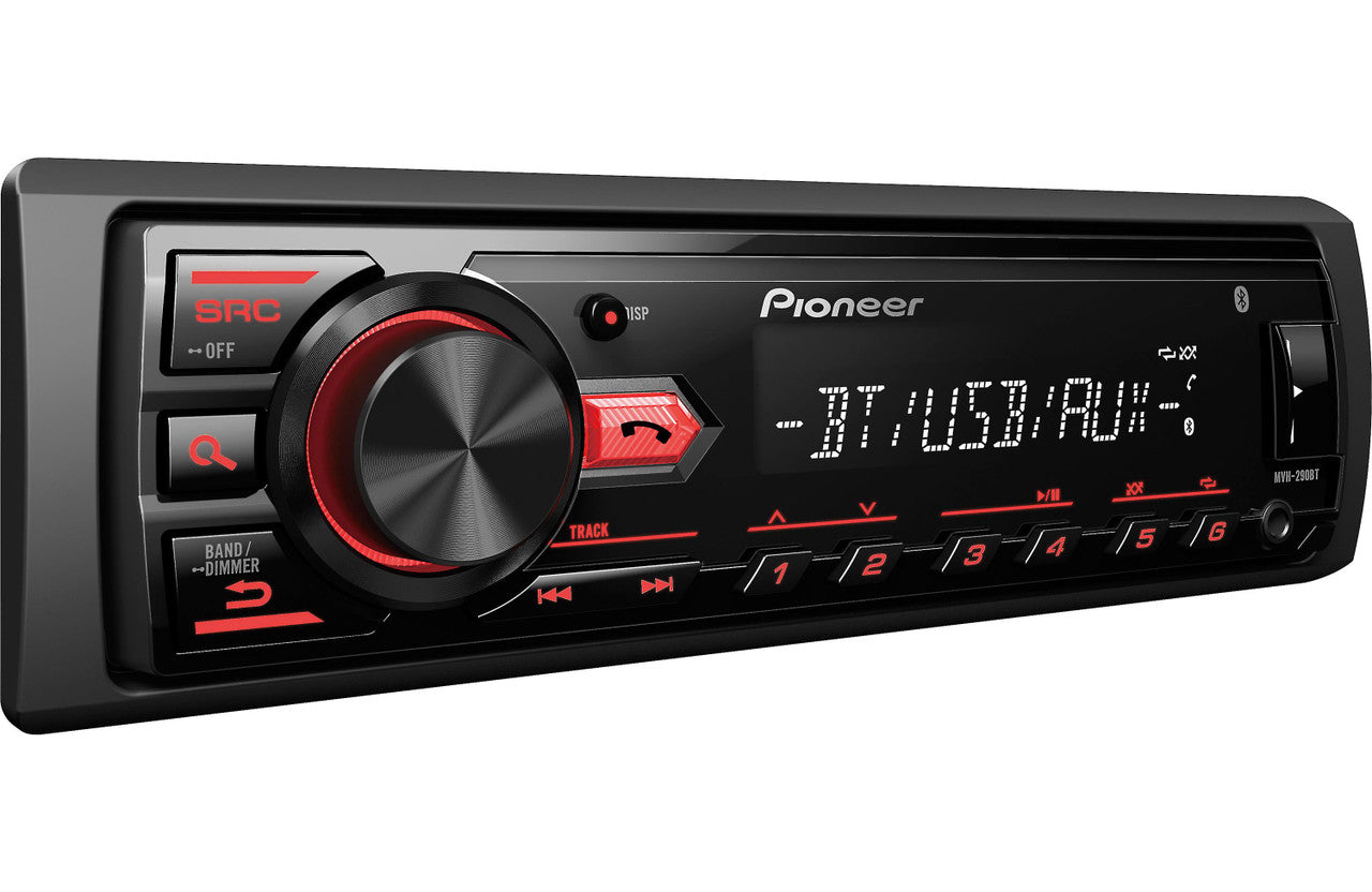 Pioneer MVH-290BT Vehicle Digital Music Player Receivers, Black