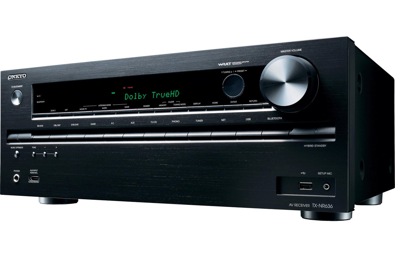 Onkyo TX-NR636 7.2-Ch Dolby Atmos Ready Network A/V Receiver w/HDMI 2.0 VG