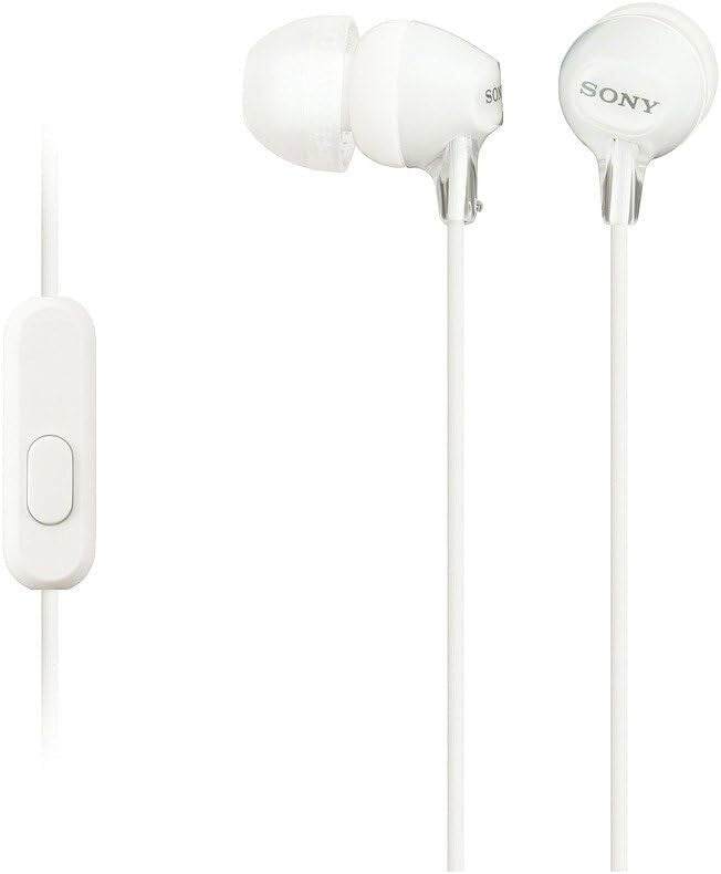 Sony - EX14AP Wired Earbud Headphones - White