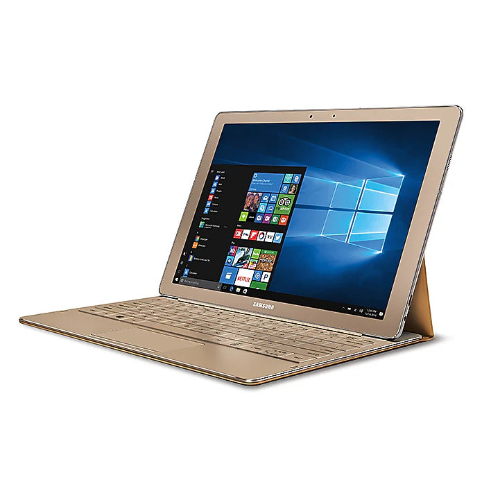Samsung SM-W700NZDBXAR Galaxy TabPro S 2-in-1 12" Touch-Screen Laptop Intel Core m3 8GB Memory 256GB Solid State Drive Gold VG