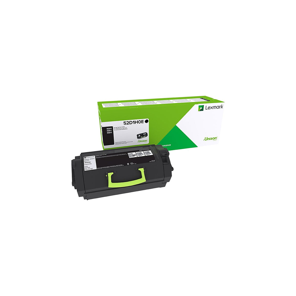 Lexmark 52D1H0E High-Yield Toner, 25,000 Page-Yield, Black