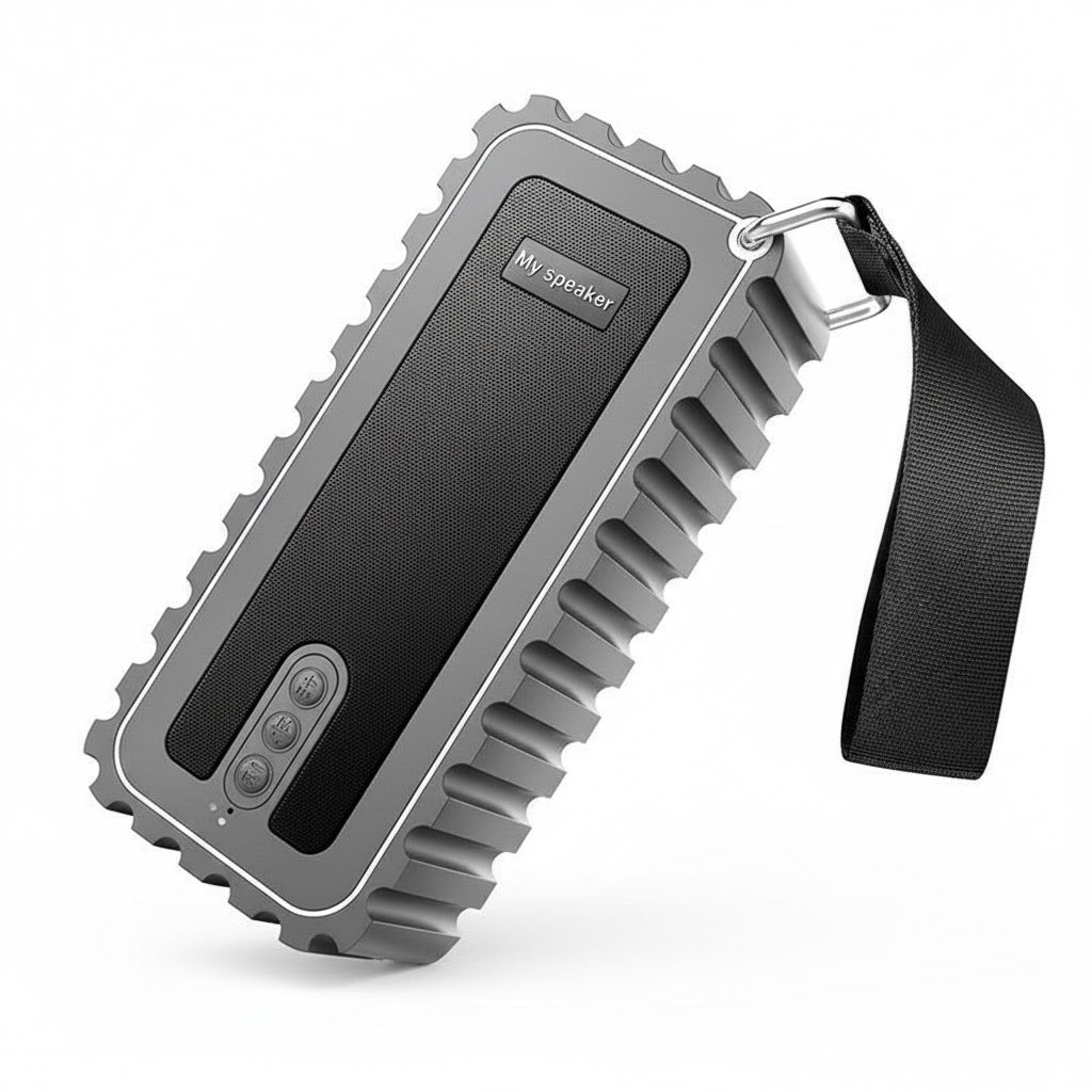 My Speaker - F015 - Portable waterproof wireless speaker- Gray VG