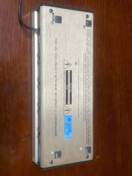 BOSE 901 Equalizer Series V